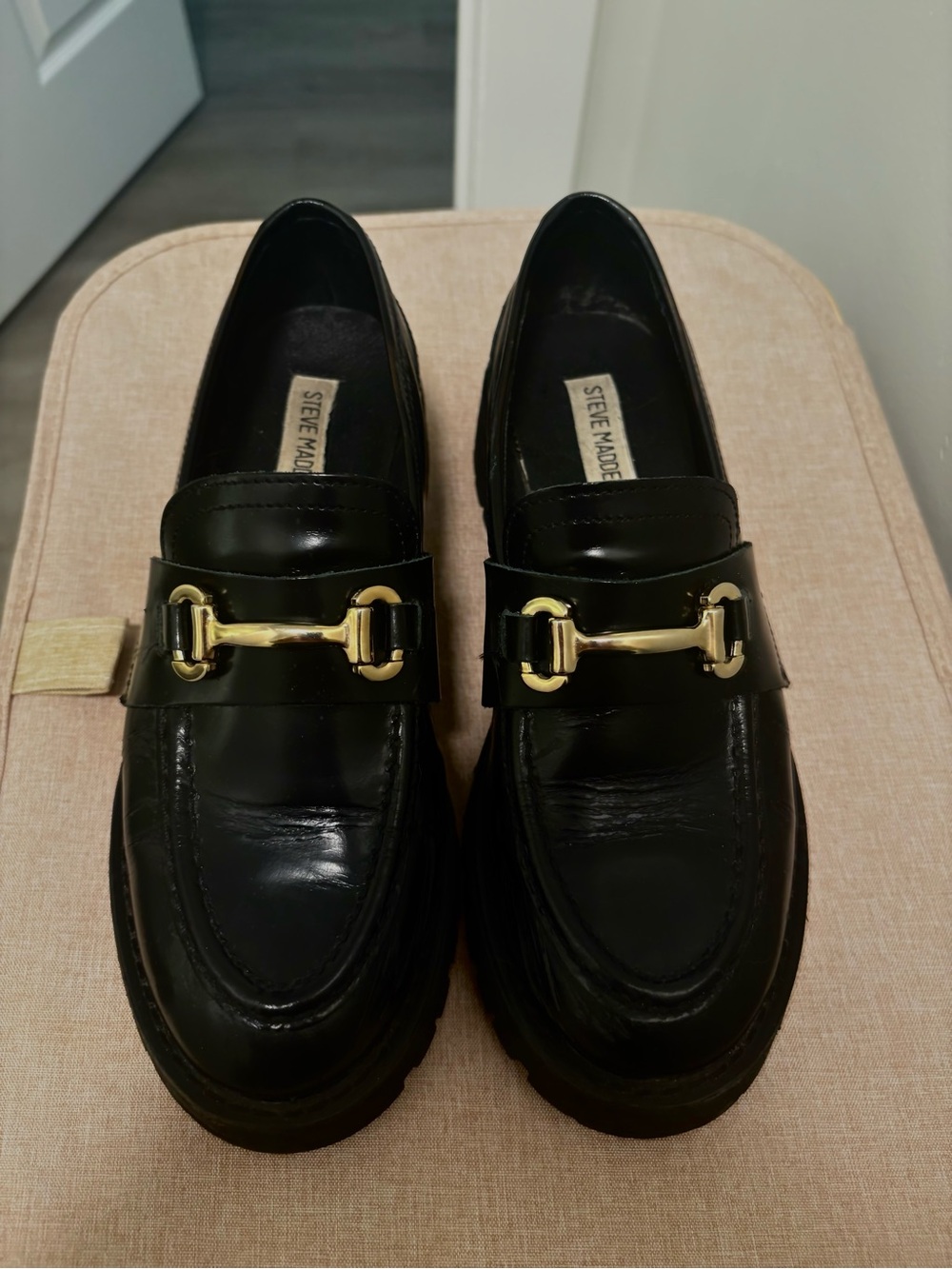 Steve Madden - Lando Women’s Black Loafers